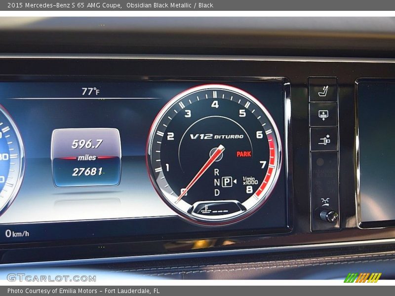  2015 S 65 AMG Coupe 65 AMG Coupe Gauges