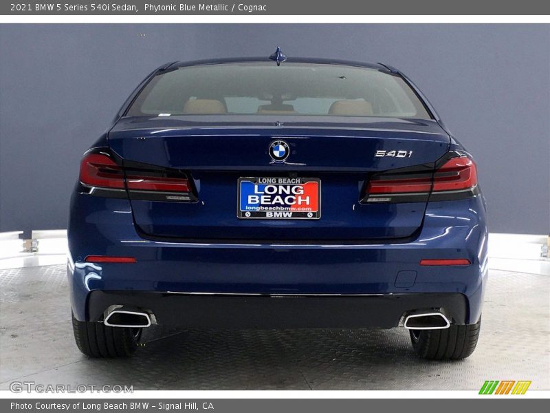 Phytonic Blue Metallic / Cognac 2021 BMW 5 Series 540i Sedan