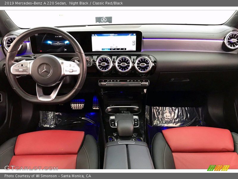 Front Seat of 2019 A 220 Sedan