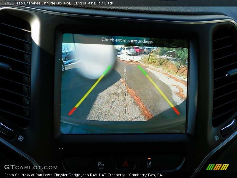 Sangria Metallic / Black 2021 Jeep Cherokee Latitude Lux 4x4
