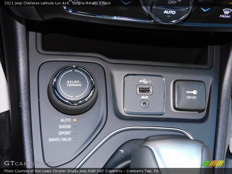 Controls of 2021 Cherokee Latitude Lux 4x4