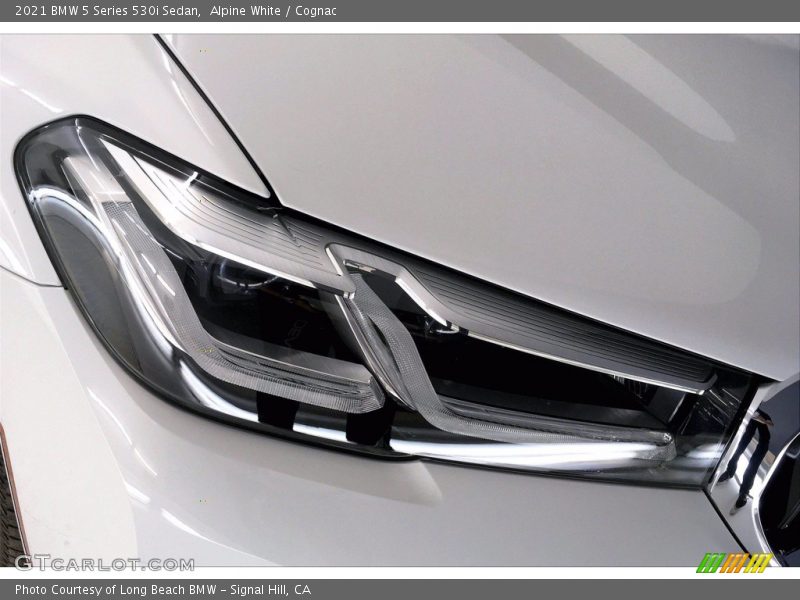 Alpine White / Cognac 2021 BMW 5 Series 530i Sedan