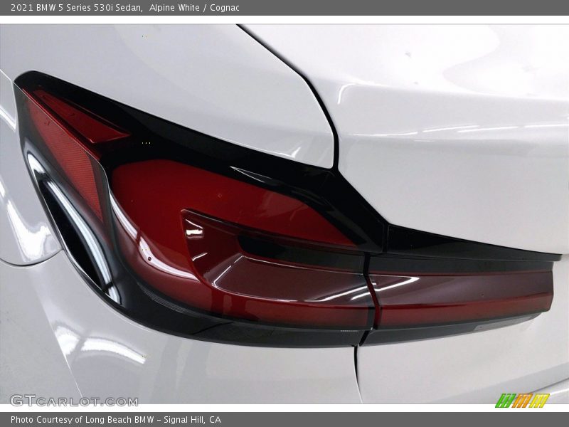 Alpine White / Cognac 2021 BMW 5 Series 530i Sedan