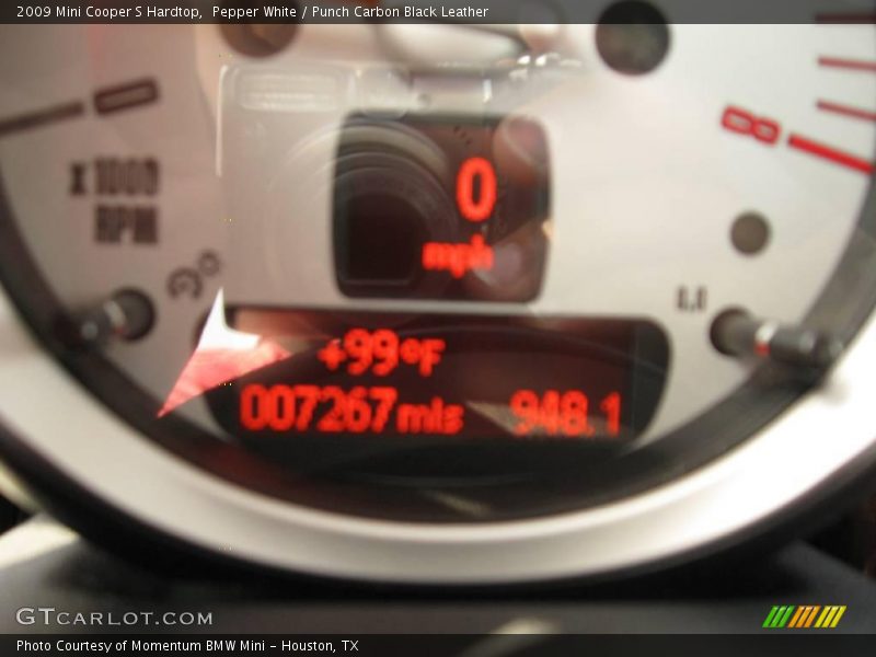 Pepper White / Punch Carbon Black Leather 2009 Mini Cooper S Hardtop