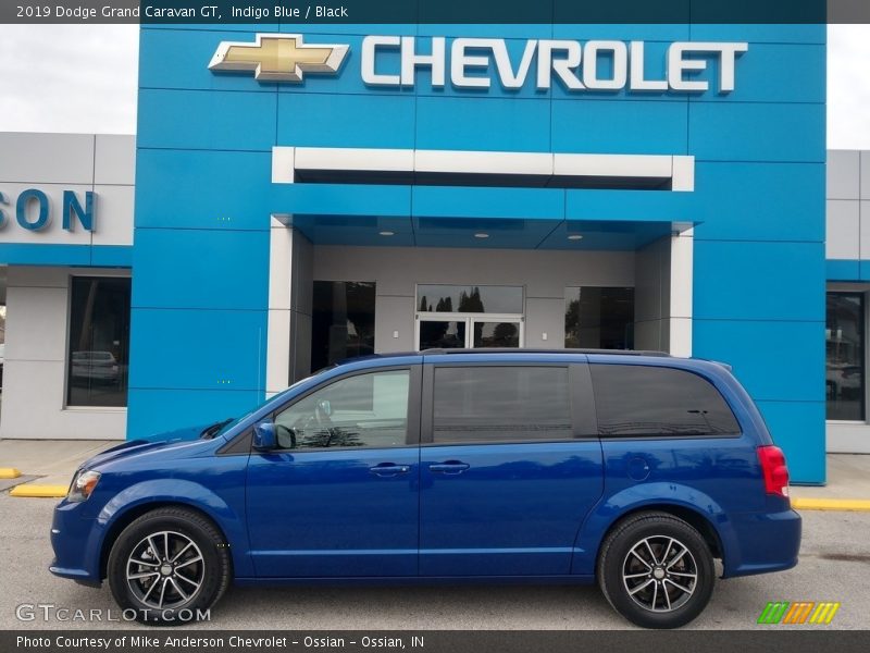 Indigo Blue / Black 2019 Dodge Grand Caravan GT