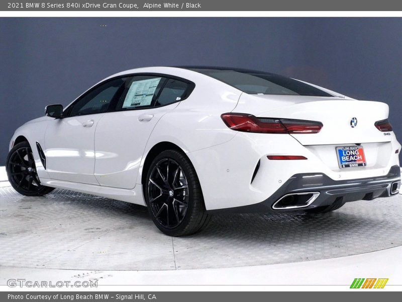 Alpine White / Black 2021 BMW 8 Series 840i xDrive Gran Coupe