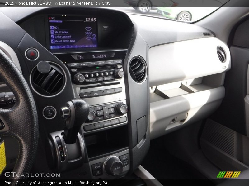 Alabaster Silver Metallic / Gray 2015 Honda Pilot SE 4WD