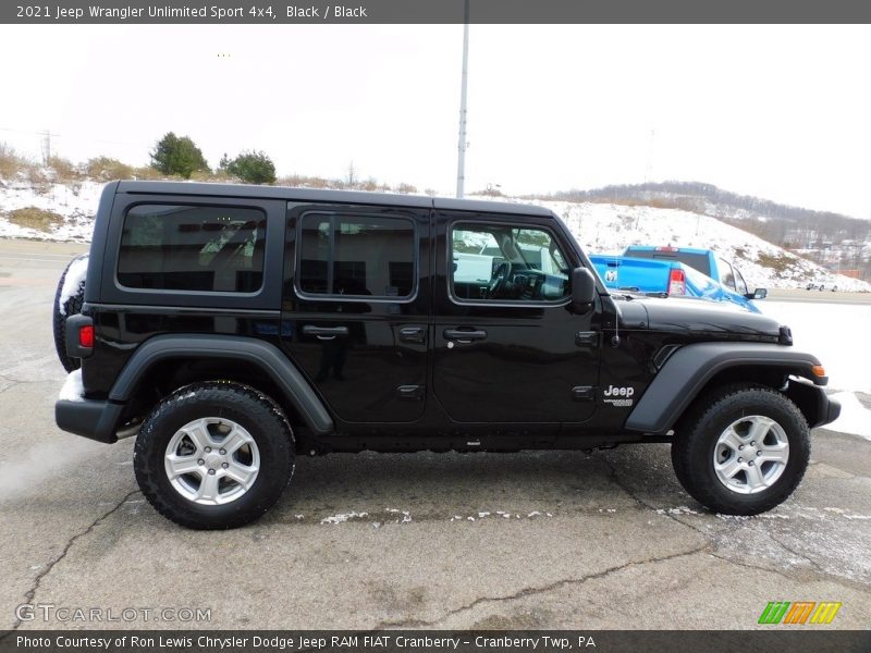 Black / Black 2021 Jeep Wrangler Unlimited Sport 4x4