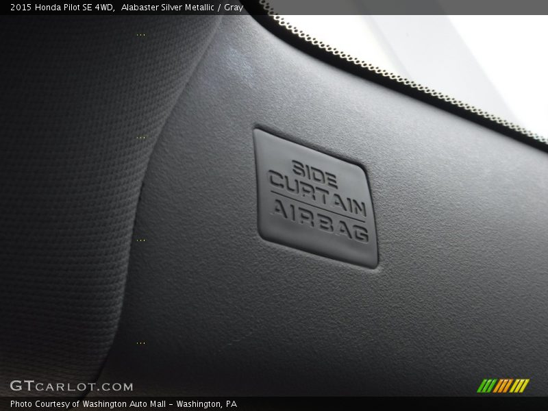 Alabaster Silver Metallic / Gray 2015 Honda Pilot SE 4WD