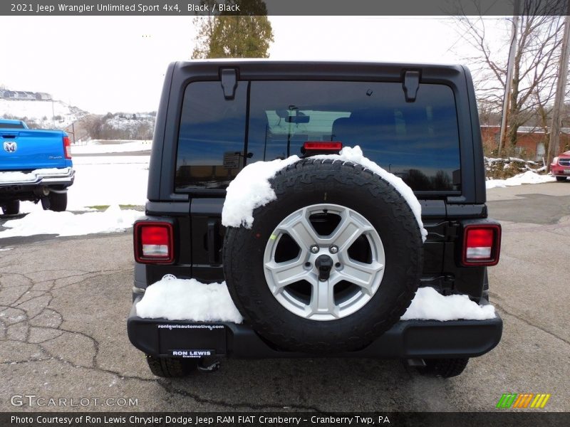 Black / Black 2021 Jeep Wrangler Unlimited Sport 4x4