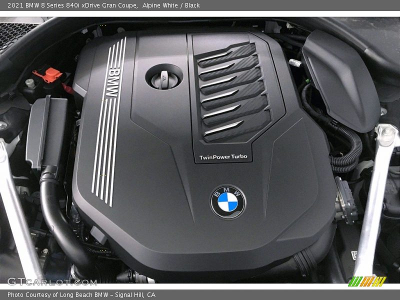  2021 8 Series 840i xDrive Gran Coupe Engine - 3.0 Liter M TwinPower Turbocharged DOHC 24-Valve Inline 6 Cylinder
