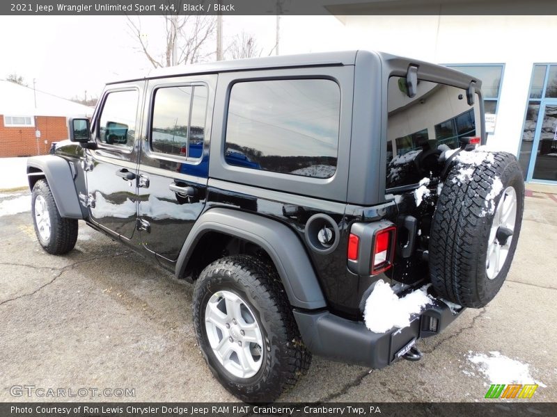 Black / Black 2021 Jeep Wrangler Unlimited Sport 4x4