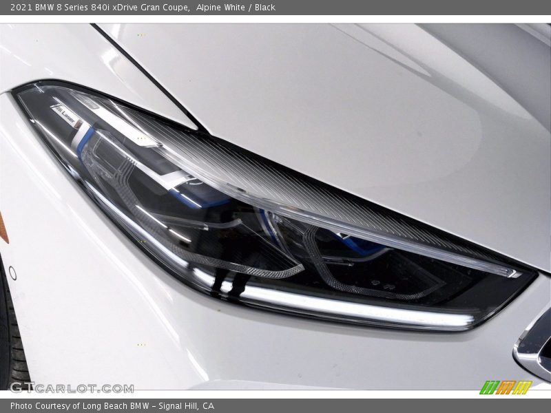 Alpine White / Black 2021 BMW 8 Series 840i xDrive Gran Coupe