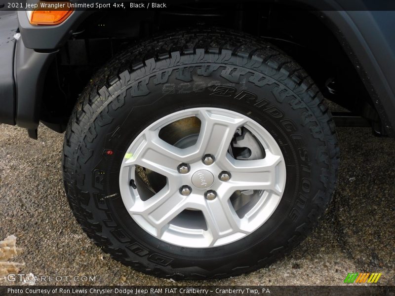 Black / Black 2021 Jeep Wrangler Unlimited Sport 4x4