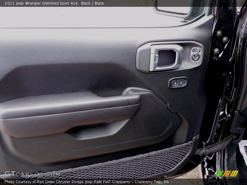 Black / Black 2021 Jeep Wrangler Unlimited Sport 4x4