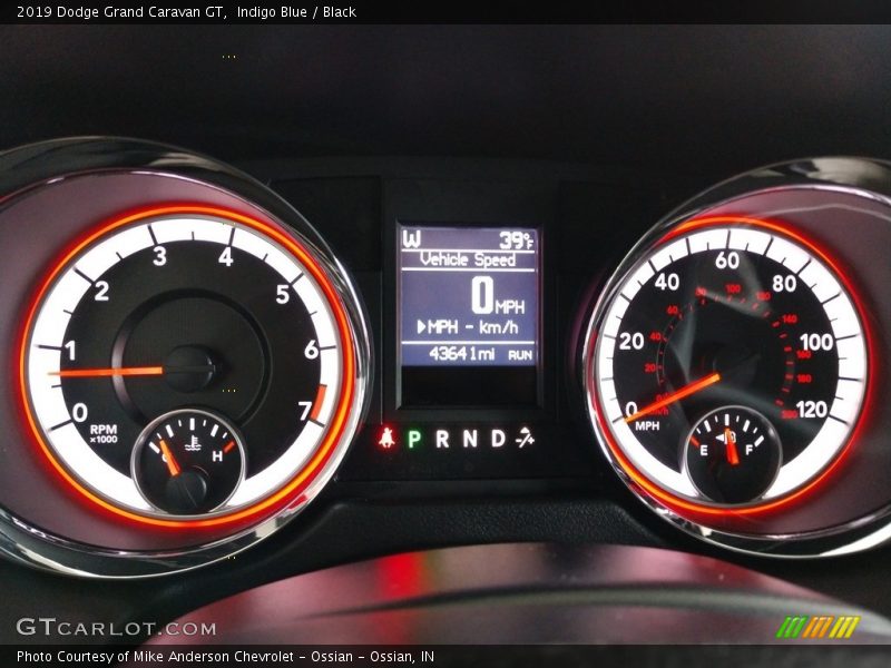 Indigo Blue / Black 2019 Dodge Grand Caravan GT