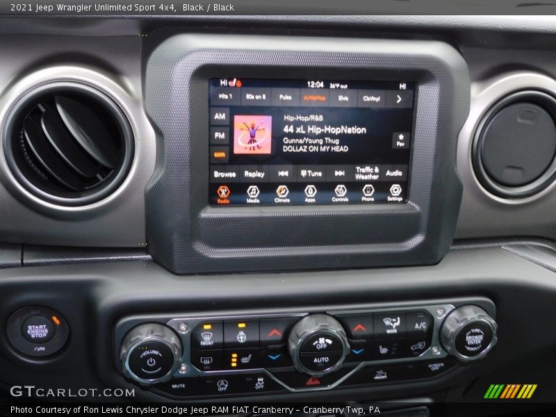 Black / Black 2021 Jeep Wrangler Unlimited Sport 4x4
