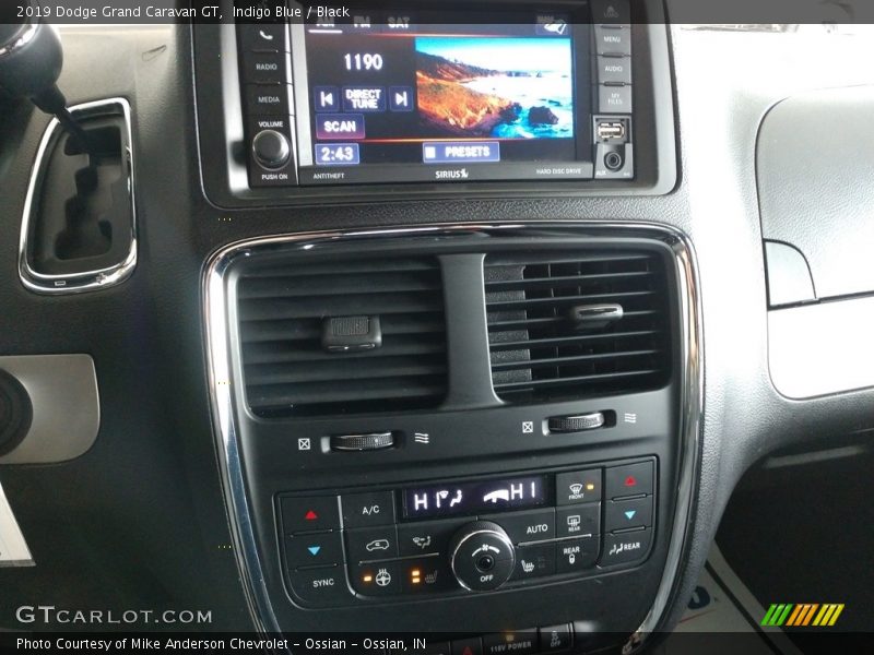 Indigo Blue / Black 2019 Dodge Grand Caravan GT