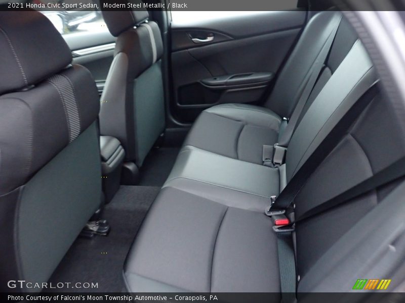 Modern Steel Metallic / Black 2021 Honda Civic Sport Sedan