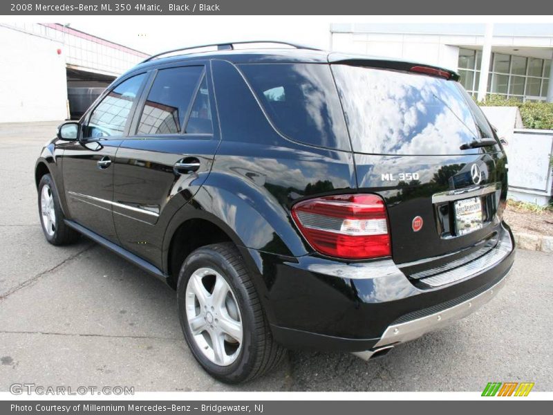 Black / Black 2008 Mercedes-Benz ML 350 4Matic