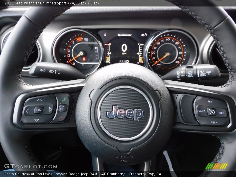 Black / Black 2021 Jeep Wrangler Unlimited Sport 4x4