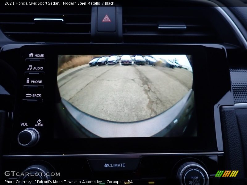 Modern Steel Metallic / Black 2021 Honda Civic Sport Sedan
