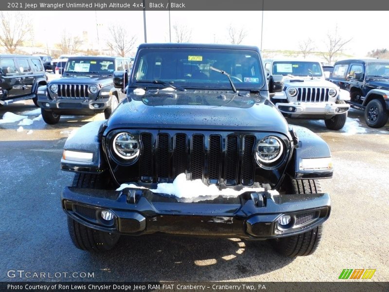 Black / Black 2021 Jeep Wrangler Unlimited High Altitude 4x4