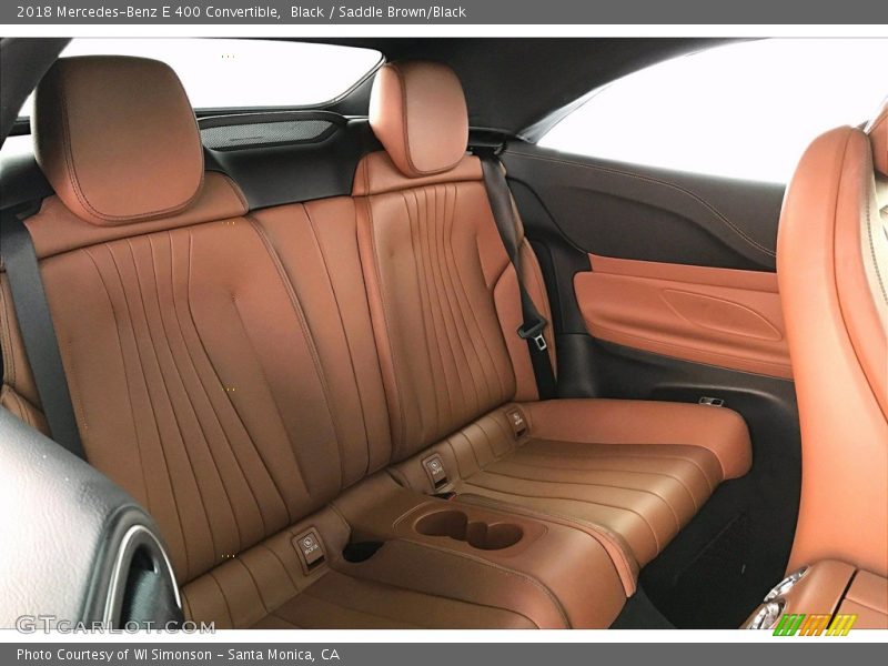 Black / Saddle Brown/Black 2018 Mercedes-Benz E 400 Convertible