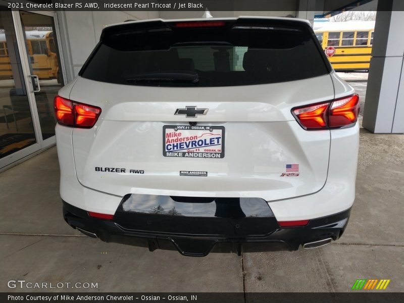 Iridescent Pearl Tricoat / Jet Black 2021 Chevrolet Blazer RS AWD