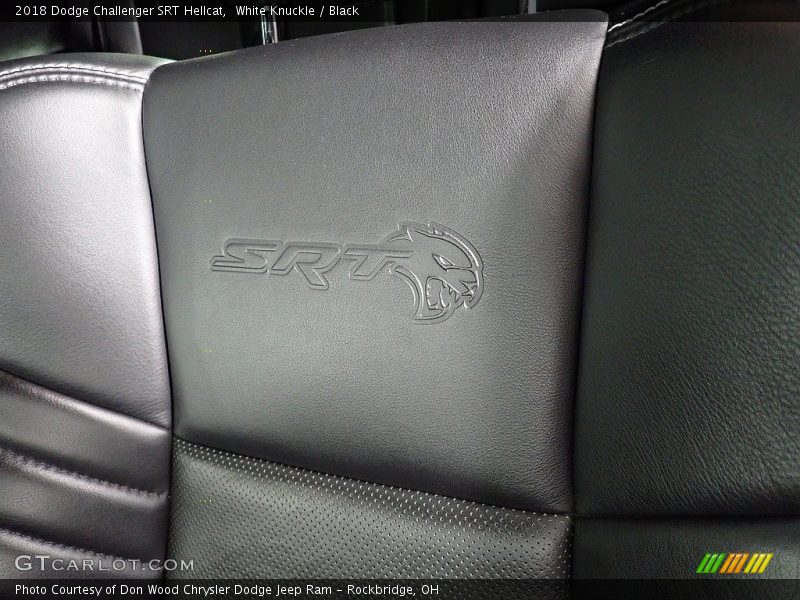 White Knuckle / Black 2018 Dodge Challenger SRT Hellcat