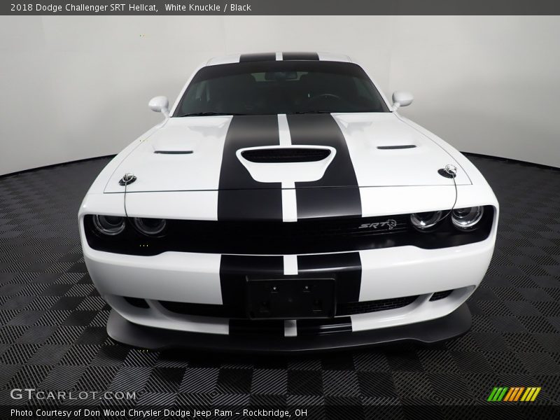 White Knuckle / Black 2018 Dodge Challenger SRT Hellcat