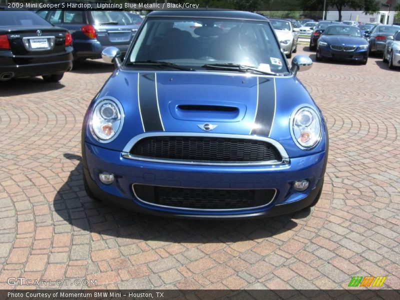 Lightning Blue Metallic / Black/Grey 2009 Mini Cooper S Hardtop