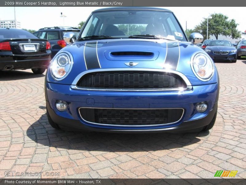 Lightning Blue Metallic / Black/Grey 2009 Mini Cooper S Hardtop
