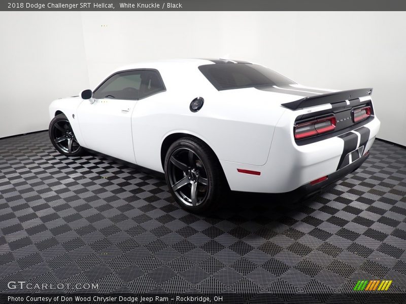 White Knuckle / Black 2018 Dodge Challenger SRT Hellcat
