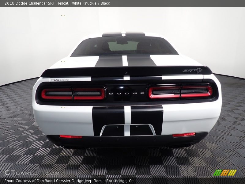 White Knuckle / Black 2018 Dodge Challenger SRT Hellcat