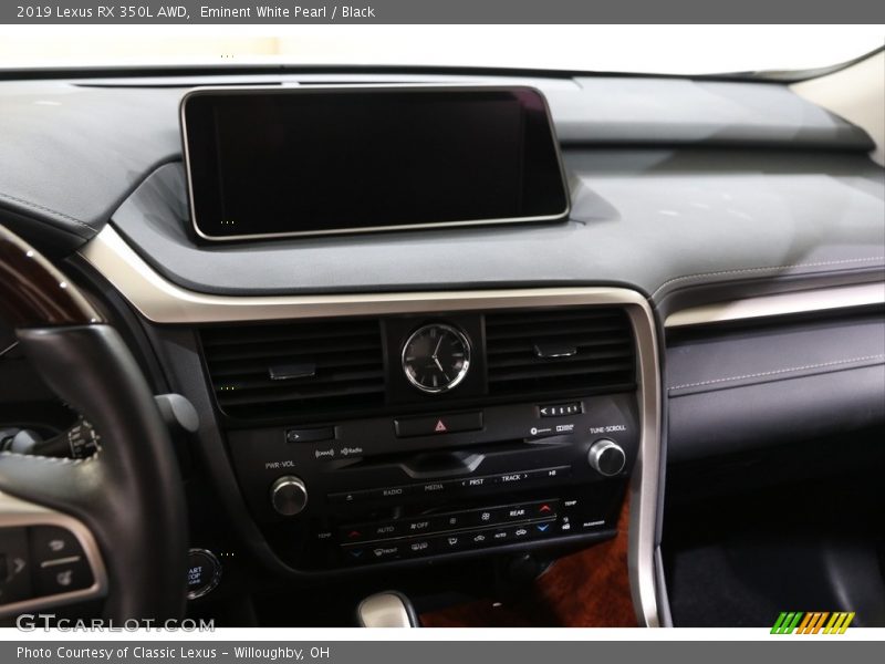 Eminent White Pearl / Black 2019 Lexus RX 350L AWD
