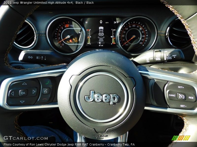 Black / Black 2021 Jeep Wrangler Unlimited High Altitude 4x4