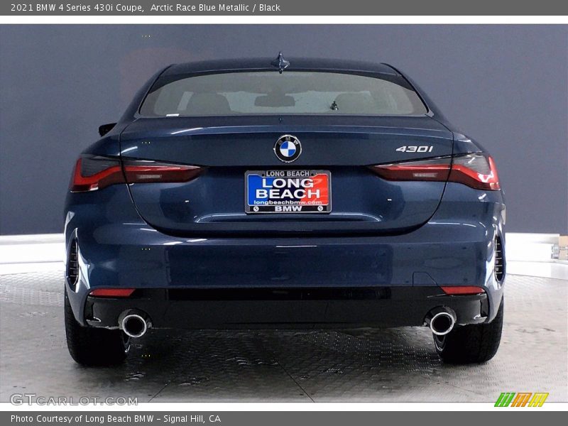 Arctic Race Blue Metallic / Black 2021 BMW 4 Series 430i Coupe