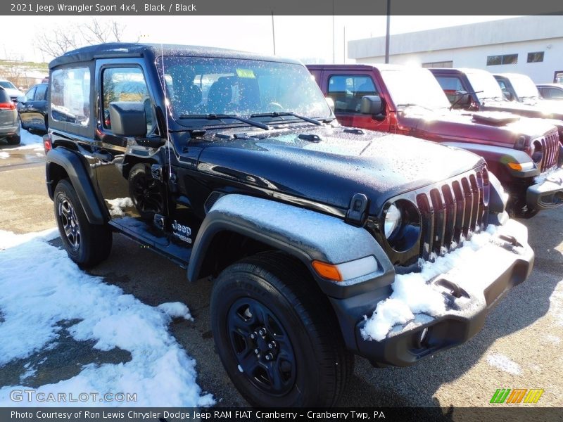 Black / Black 2021 Jeep Wrangler Sport 4x4