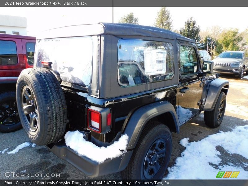 Black / Black 2021 Jeep Wrangler Sport 4x4