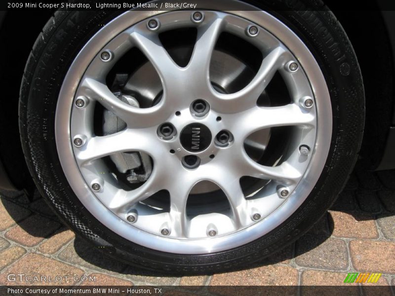 Lightning Blue Metallic / Black/Grey 2009 Mini Cooper S Hardtop