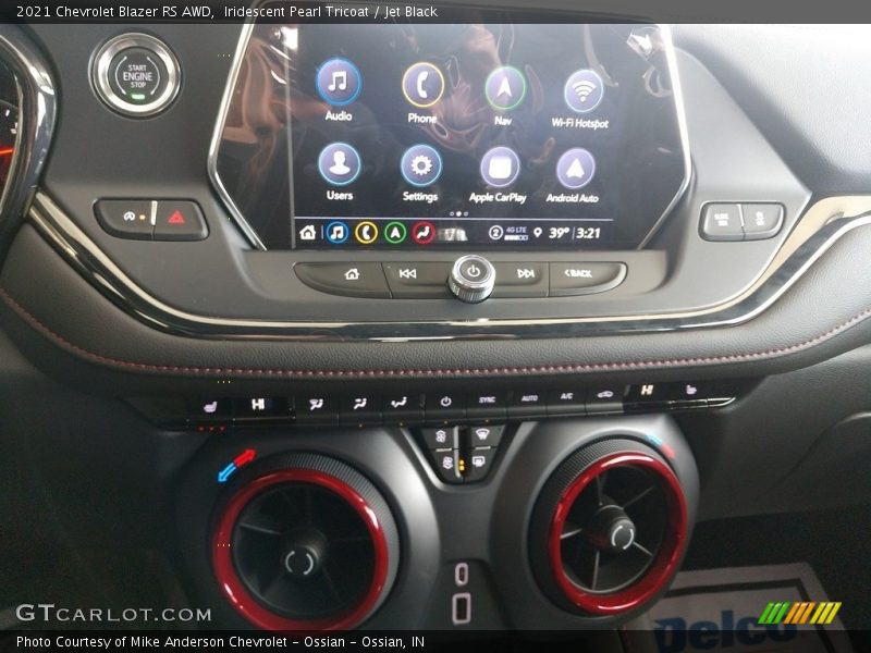 Iridescent Pearl Tricoat / Jet Black 2021 Chevrolet Blazer RS AWD