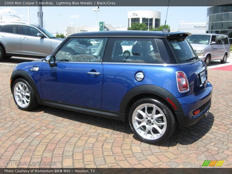 Lightning Blue Metallic / Black/Grey 2009 Mini Cooper S Hardtop