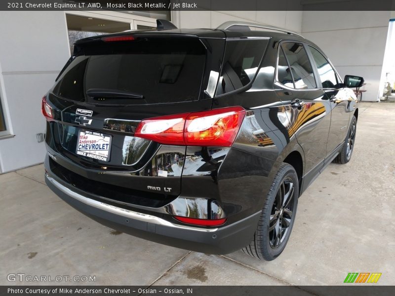 Mosaic Black Metallic / Jet Black 2021 Chevrolet Equinox LT AWD