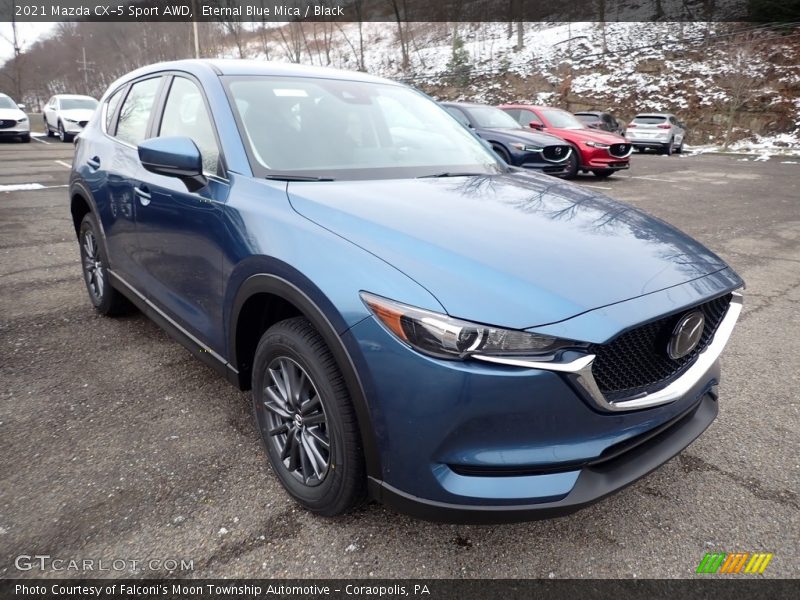 Front 3/4 View of 2021 CX-5 Sport AWD