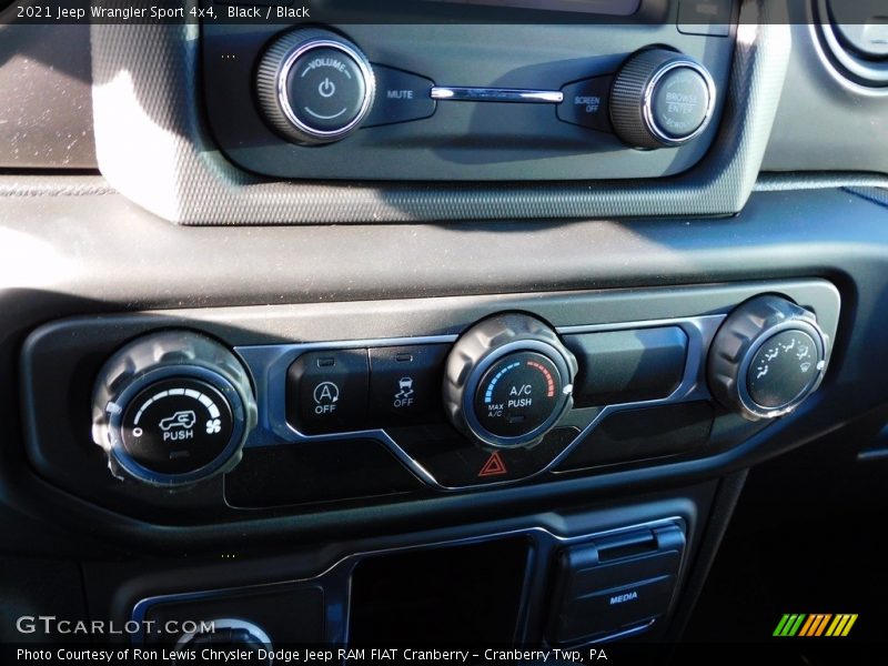 Black / Black 2021 Jeep Wrangler Sport 4x4