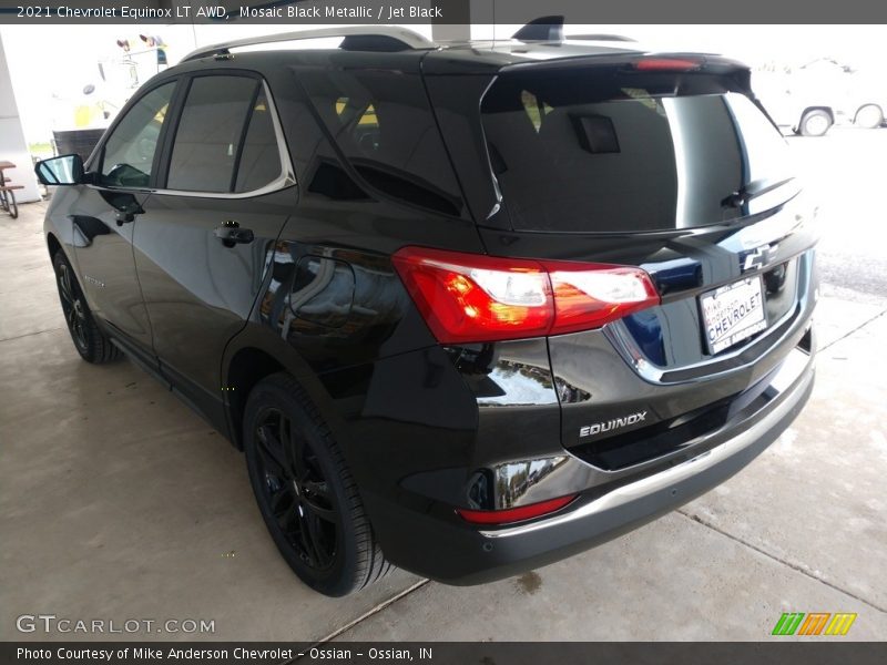 Mosaic Black Metallic / Jet Black 2021 Chevrolet Equinox LT AWD