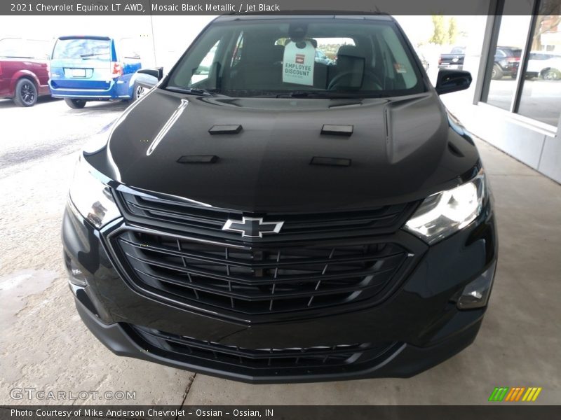 Mosaic Black Metallic / Jet Black 2021 Chevrolet Equinox LT AWD