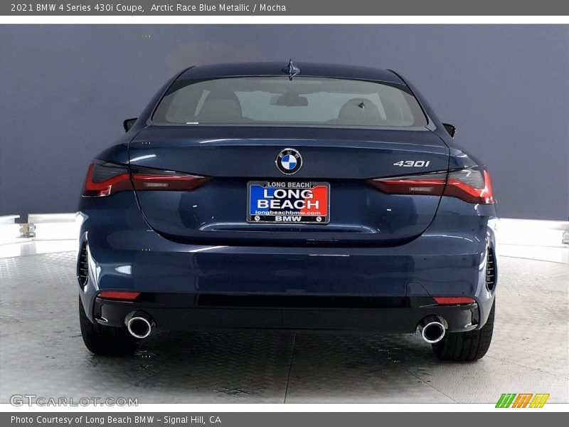 Arctic Race Blue Metallic / Mocha 2021 BMW 4 Series 430i Coupe