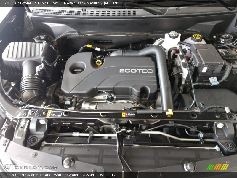 Mosaic Black Metallic / Jet Black 2021 Chevrolet Equinox LT AWD